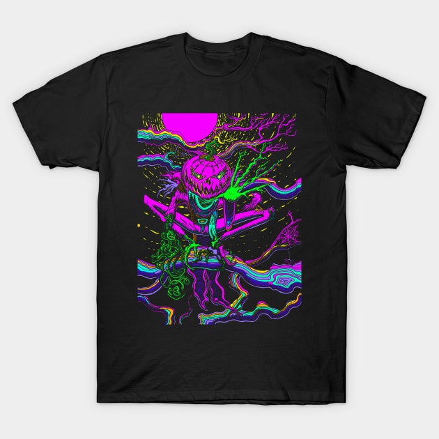 trippy halloween T-Shirt by Moonjelly88